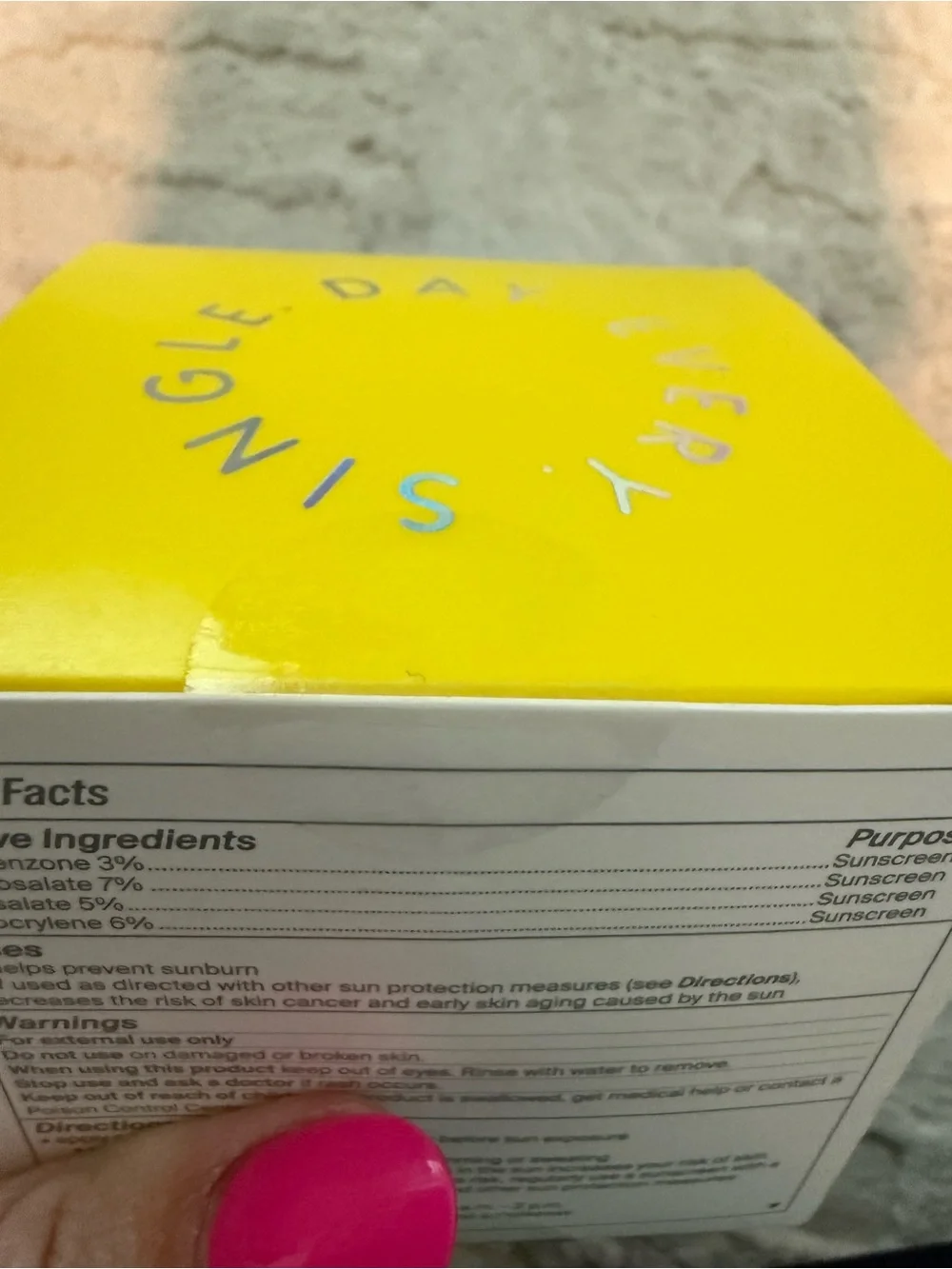 Supergoop! no flaws